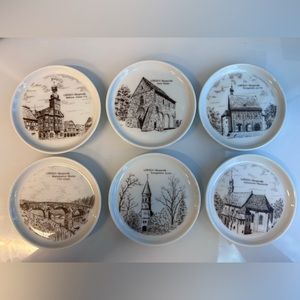 Furstenberg Lorsch vintage coasters set of 6